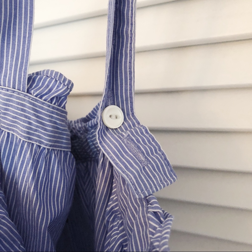 J. Crew Button Front Ruffle Tank - Picture 5 of 7